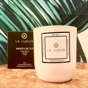 La Lueur White Cactus Coconut Wax Candle